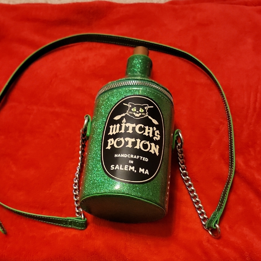 Green Witch's Potion Crossbody Bag